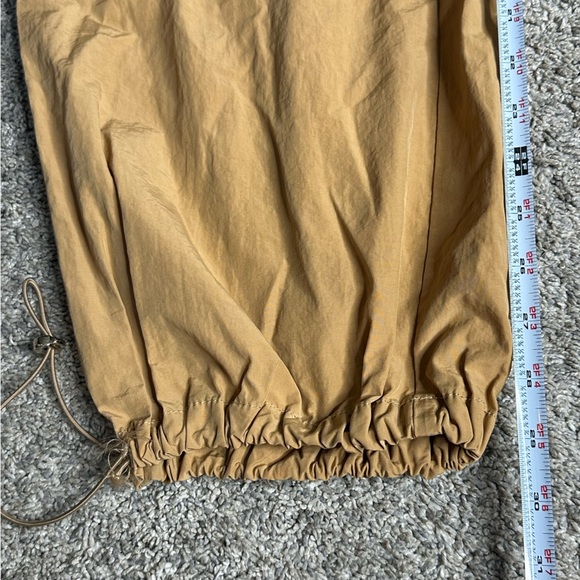 Anthropologie Pilcro cargo parachute pants small khaki tan skater urban casual - Picture 12 of 14